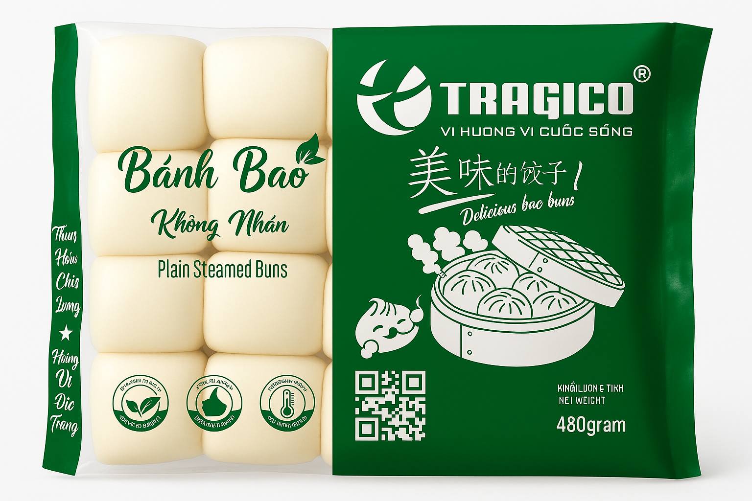 Bánh bao không nhân